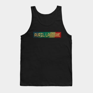 Avril Lavigne  - RETRO COLOR - VINTAGE Tank Top